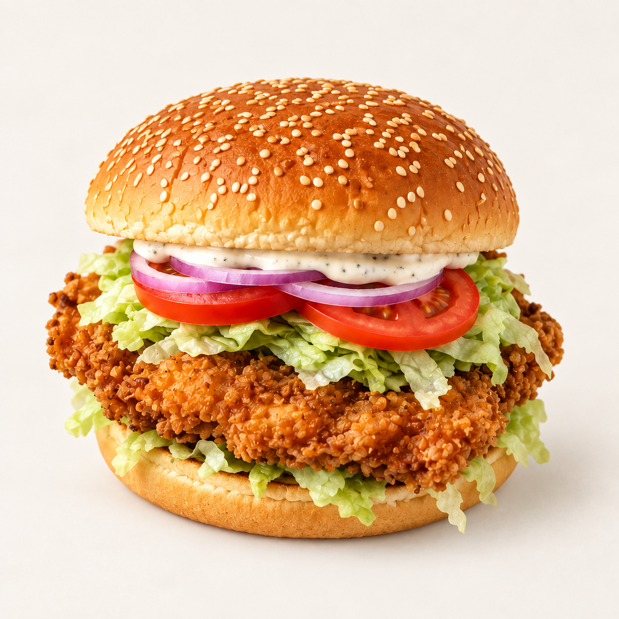 Crispy burger